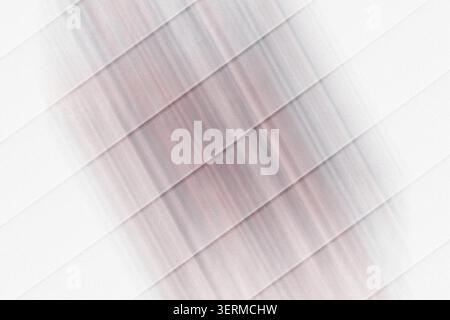 An abstract composition showing diagonal lines layered over a soft, muted purple and grey vertical light effect with a grainy texture. Stock Photo