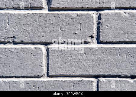 Whitewashed bricks abstract background Stock Photo