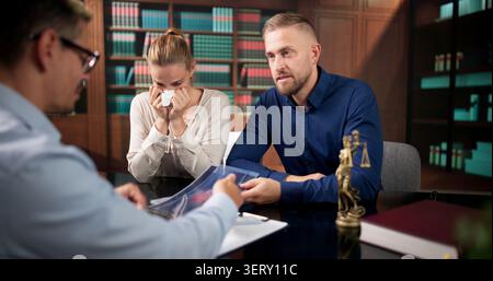 Lawyer Reviews Hospital Records Thoroughly To Support Patient Injury Claim. Stock Photo
