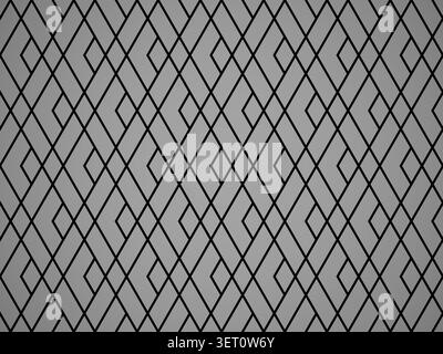 The geometric pattern with lines. Seamless vector background. Black texture. Graphic modern pattern. Simple lattice graphic design Stock Vector
