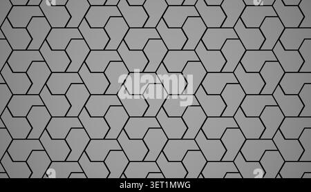The geometric pattern with lines. Seamless vector background. Black texture. Graphic modern pattern. Simple lattice graphic design Stock Vector