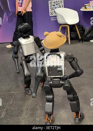 Paris, France, Inside View, International Technology Trade Show, VIVATECH, Exhibits, BOOSTER, Humanoid Robots, (Made in China) Stock Photo