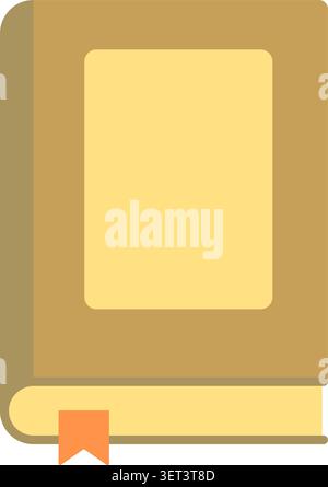 Closed book with bookmark Stock Vector