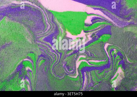 Abstract marble pattern creating dynamic waves and vibrant colors Stock Photo