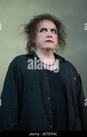 Isle of Wight, United Kingdom. 2ist June 2026. The Cure headline Main Stage of the final day of Isle of Wight Festival 2026 . Cristina Massei/Alamy Live News Stock Photo