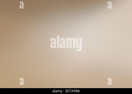 Soft beige brown background with blurry color gradient with delicate texture and warm light Stock Photo