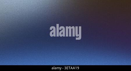 Abstract gradient background with shades of blue and purple and grainy texture Stock Photo