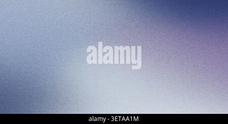 Blue and purple gradient with grainy noise texture for abstract backgrounds Stock Photo