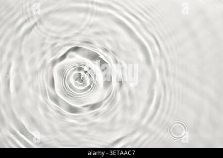 Water waves and waves create a subtle, clean texture on a bright surface. â€œColor of the Yearâ€ concept Stock Photo