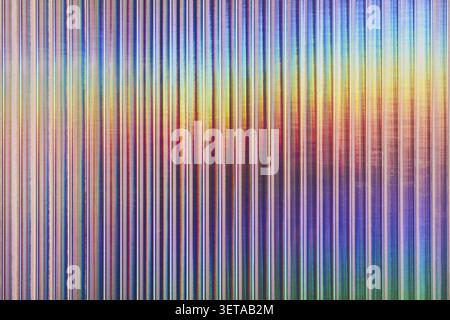 Abstract colorful rainbow stripe pattern with vertical lines and color gradient Stock Photo