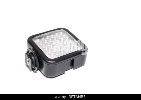 LED light panel used for portable supplementary photography and videography lighting Stock Photo