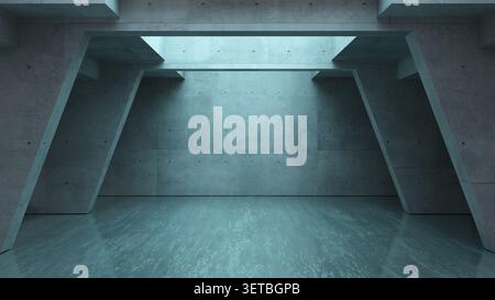 Background wallpaper concrete maze concept Stock Photo