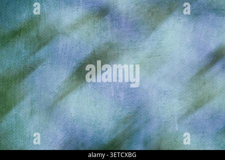 Blue Streak background with a textured, abstract blue and green canvas with artistic motion streaks, ideal for creative design projects, texture backd Stock Photo