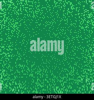 Abstract pixel pattern inspired by fintech and business technology Stock Vector