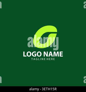 G Golf Stick logo template, Golf Club symbol Stock Vector