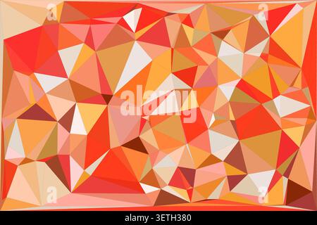Geometric polygonal pattern creating captivating visual effect. modern design element ideal for various creative projects. dynamic texture offers dept Stock Vector