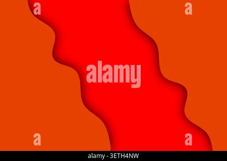 Hot energy composition using warm scarlet and amber tones to create a sense of movement and heat for intense visual storytelling or high energy advert Stock Vector