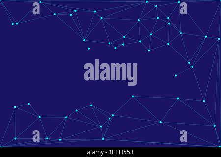 Digital connections, global network, technology, innovation, abstract design, geometric pattern, communication, data flow. Stock Vector