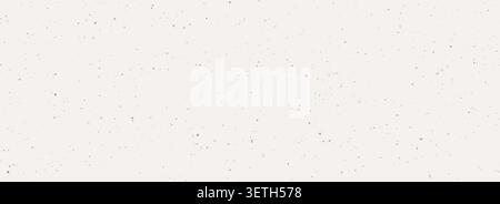Craft grey grainy paper seamless texture. Light grayish dotted speckle background. Vintage ecru repeating wallpaper. Recycled surface backdrop with specks, flecks, particles. Vector off white old bg Stock Vector