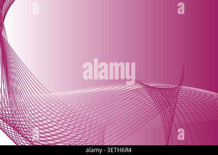 Abstract design with flowing lines, gradient background, dynamic wave pattern, smooth curves, digital art, modern blue aesthetic Stock Vector