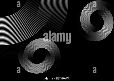 Flowing digital wave lines over vibrant green blue radial gradient backdrop with modern aesthetic design for creative projects and high tech digital p Stock Vector
