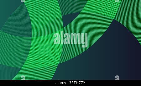 Elegant abstract background featuring concentric circles in monochrome. Lines gradually fade, creating a subtle gradient effect. Minimalist design for Stock Vector