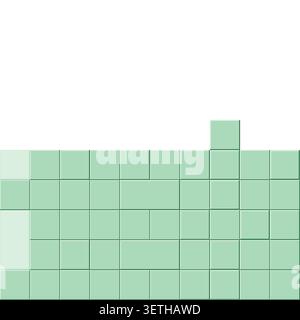 Raised Block Pattern vector background with modern stock-friendly styling for microstock and commercial design projects. Stock Vector