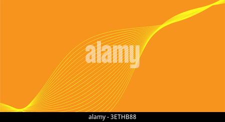 Intricate blackish thin lines forming rhythmic wave shapes over solid dark blue canvas ideal for technical documentation luxury product packaging prof Stock Vector