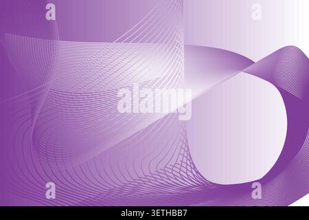 Abstract design intersecting rings, fine lines, geometric pattern, modern art, minimalist graphic, clean background Stock Vector