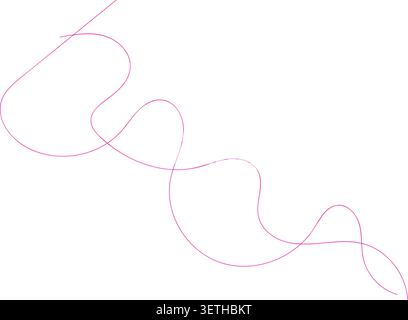 Graceful, flowing white ribbon-like forms composed of thin lines. Dark, moody background with soft light and elegant, abstract shapes. Stock Vector