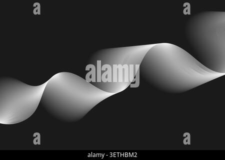 Abstract orange and red background with vertical flowing lines forms graceful design, creating vibrant and dynamic visual for various creative project Stock Vector