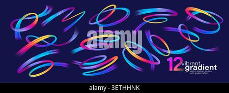 Liquid flow vector banner on a black background with neon green glossy waves. Dynamic abstract ribbons and modern text create a bold futuristic layout Stock Vector