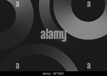 Bold abstract design featuring swirling red shapes with subtle gradient and shadow effects against a deep black backdrop. Stock Vector