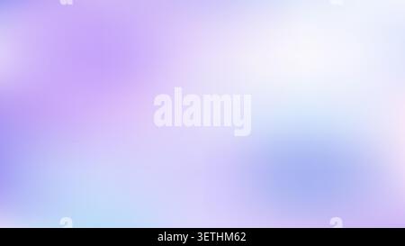 Abstract pastel gradient background soft lavender, violet blue tones, smooth blurred dreamy modern wallpaper design Stock Vector