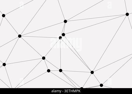 Elegant abstract design, creating a sense of connectivity and digital precision, perfect for scientific or technological contexts. Stock Vector