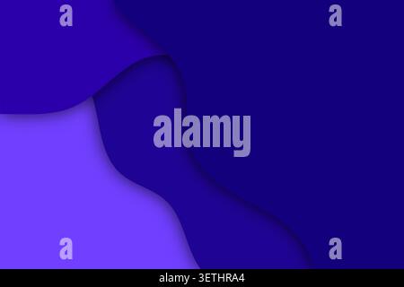 Abstract purple color paper cut background, creative design, seamless looping animation, modern design concept, smooth flowing waves, beautiful backdr Stock Vector