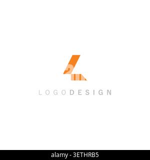 L Initial Logo Design. Letter L Icon Simple Vector Stock Vector