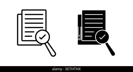 Compliance document icon set. Vector EPS 10. Stock Vector