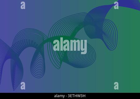 Dark red flowing stripes design with modern artistic movement. Minimalist digital illustration featuring rhythmic wavy patterns and creative graphic e Stock Vector