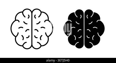 Intelligence icon set. Vector EPS 10. Stock Vector
