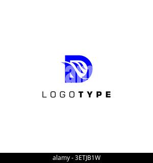 Letter DW Logo Design. DW Initial Logo Stock Vector