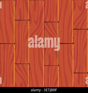 Wooden parquet flooring. Wood boards for seamless pattern. Woodgrain surface. Hardwood timber texture. Architecture floor. Interior laminate. Natural Stock Vector