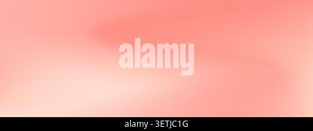 Soft Peach Pink Gradient Background with Blur. Abstract Texture for calm wallpaper or phone aesthetic. Aesthetic Vector illustration Stock Vector
