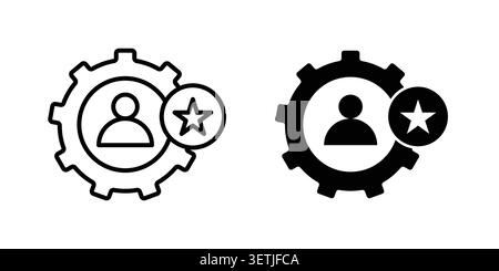 Soft skills icon set. Vector EPS 10. Stock Vector