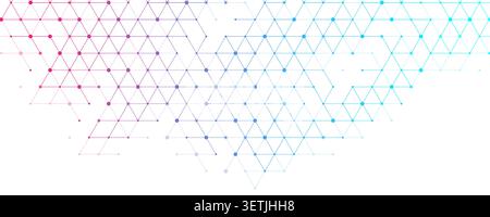 Health care and medical pattern innovation concept science background design. Abstract geometric hexagons shape medicine and science background Stock Vector