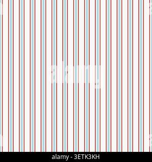 Blue Rust Nordic Ticking Stripe Stock Vector