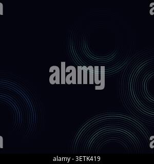 Abstract Halftone Blobs vector background with minimal abstract composition for microstock and commercial design projects. Stock Vector