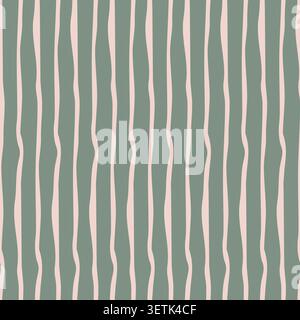 Wavy Abstract Linear Stripe Motif Stock Vector