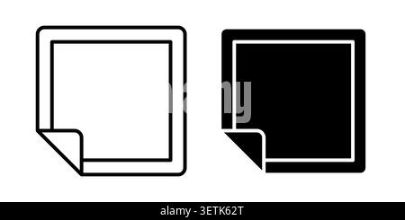 Nicotine patch icon vector, illustration icon set. Stock Vector