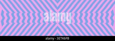 Abstract soft pink and blue zigzag geometric background with a dynamic retro feel and decorative elements. Vector illustration Stock Vector